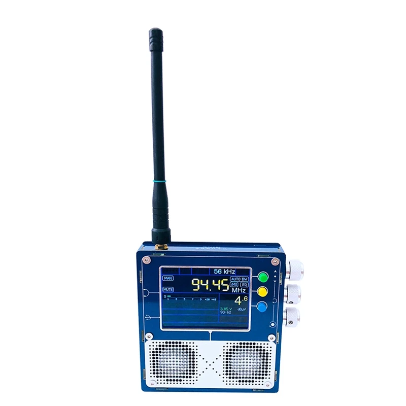 

3.2Inch TEF6686 Full Band Radio Dual Speaker Stereo Medium Wave Short Wave FM Radio With 5000MAH Lithium Battery Blue