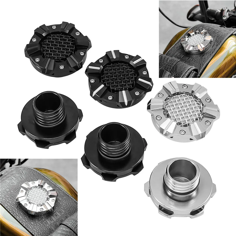 

Motorcycle Accessories Fuel Gas Tank Decorative Oil Cap For Harley Davidson Sportster XL1200 883 X48 Dyna Softail fatboy Touring