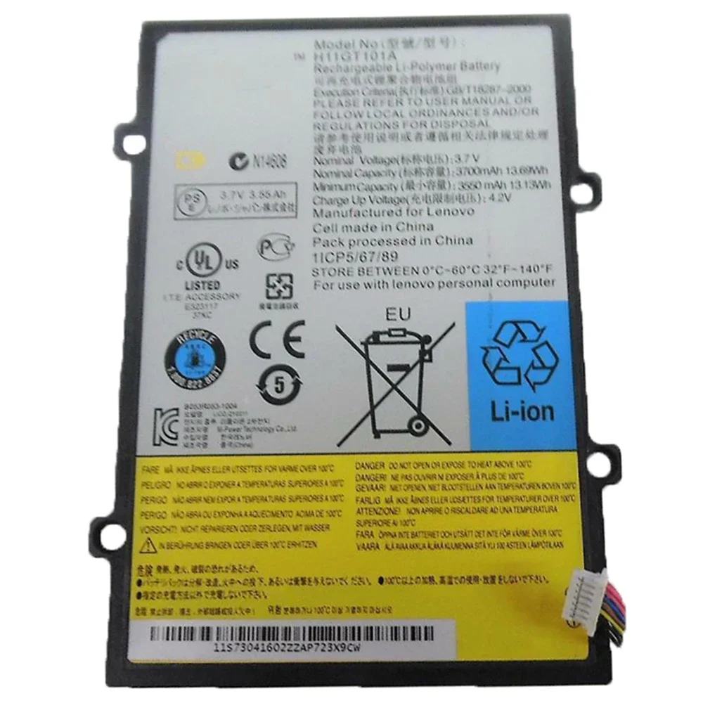 H11GT101A 3 7 В 3700 мАч оригинальный аккумулятор для ноутбука Lenovo Idepad A1 A1-07 Tablet 121500028