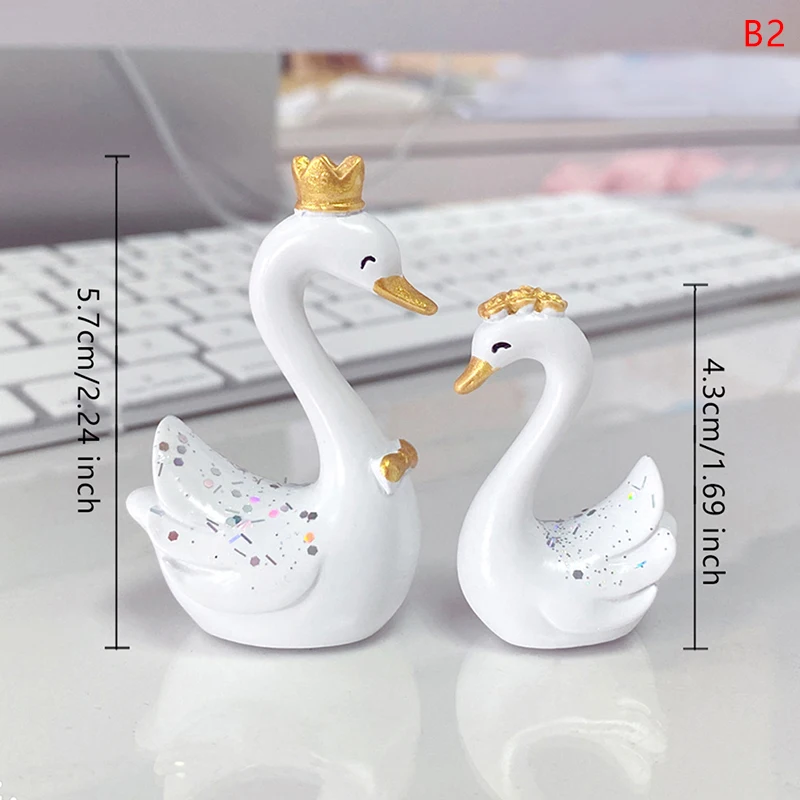 1 пара мини-Статуэтка из смолы