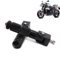 2pcs 90 degree folding support rod for motorcycle aluminum motorbike rear footrests non slip foot rest pegs pedals