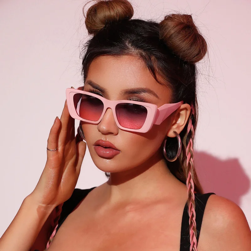 

HKNA 2022 Oversized Cateye Sunglasses Women Luxury Brand Glasses Female Vintage Eyewear Women/Men Party Shades UV400 Protection