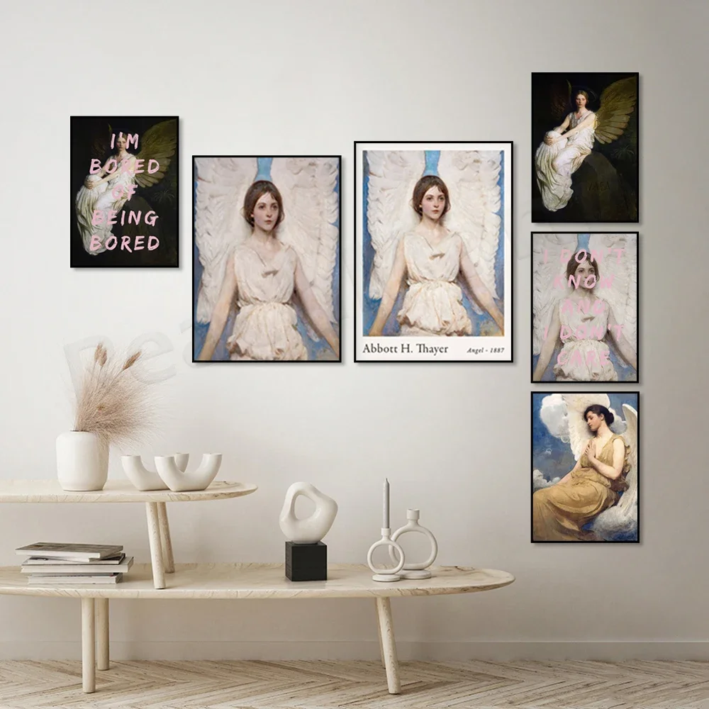 Антикварные художественные принты Американский художник Выставочный постер