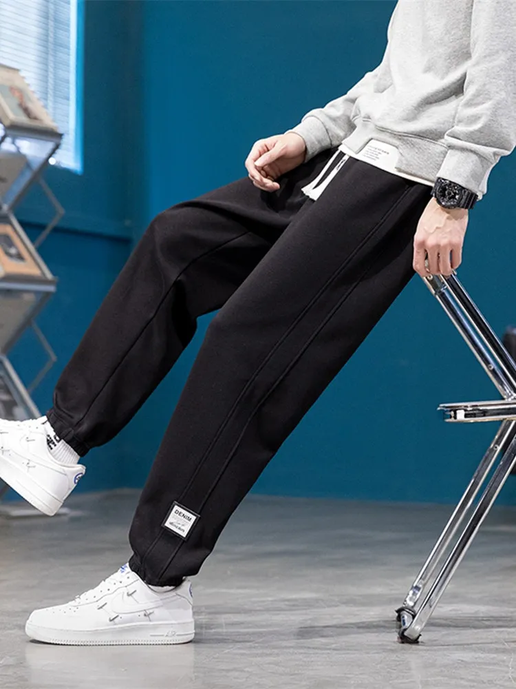Весенние и осенние длинные брюки для подростков мужские повседневные 3 младших