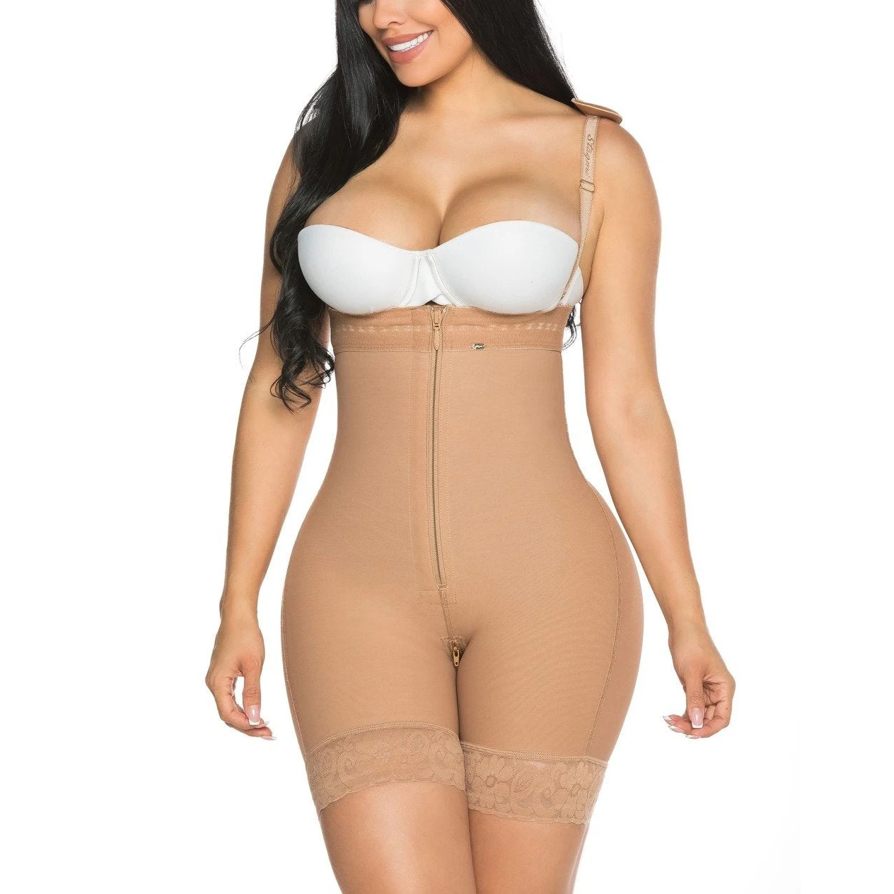 Faja Women's Shapers Shapewear Colombian Girdles Post Surgery Compression Open Bust Skims Bodysuit Comfort Buttlift