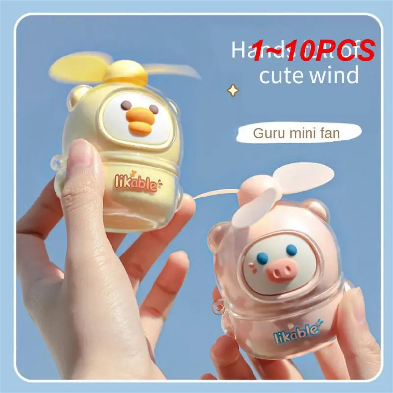 

1-10 шт., портативный мини-вентилятор с Usb-зарядкой