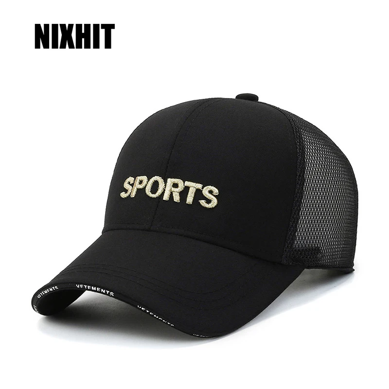 

NIXHIT Fashion Women Men's Baseball Cap Summer Mesh Breathable Thin Outdoor Sport Climbing Driving Fishing Hiking Truck Hat A274