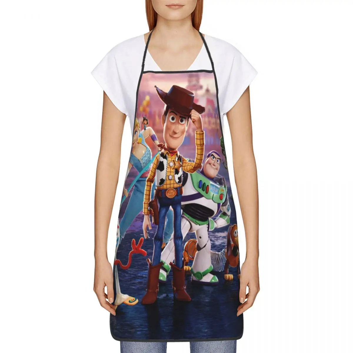 Забавные фартуки с надписью История игрушек унисекс для мужчин и женщин