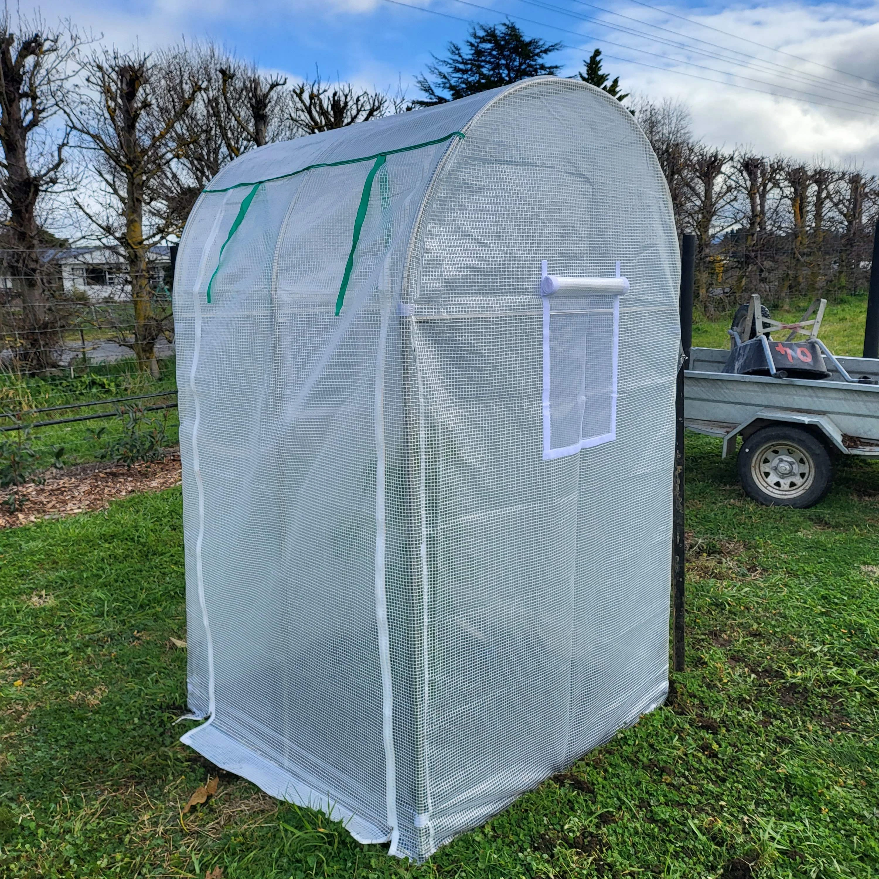 

Home Gardening Supplies Plastic Grow House Poly Tunnel Walk In Garden Greenhouse