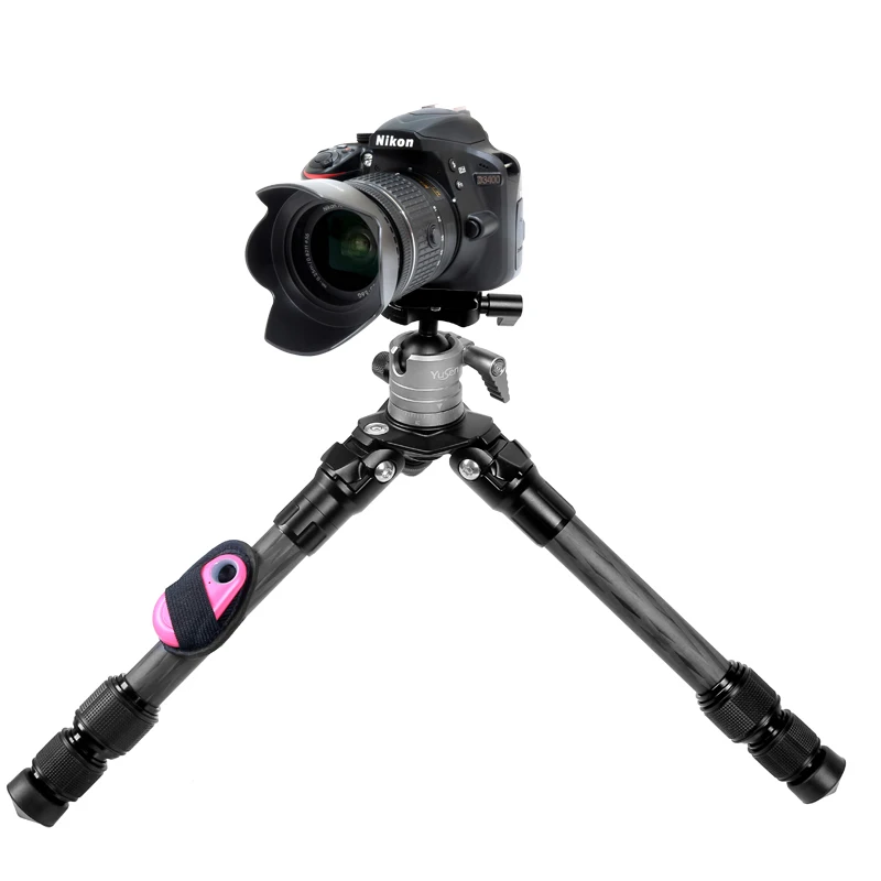 

Легкий сверхмощный штатив для камеры DSLR из углеродного волокна с шаровой головкой и быстроразъемной пластиной