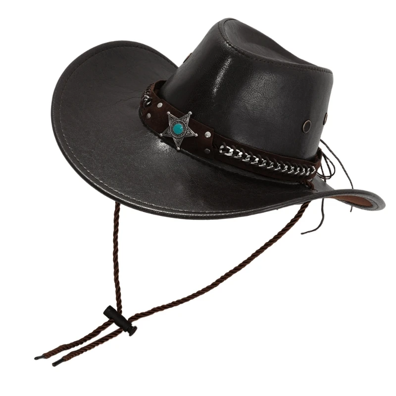 Западные ковбойские шляпы с широкими полями шляпа-федора подарок для бойфренда