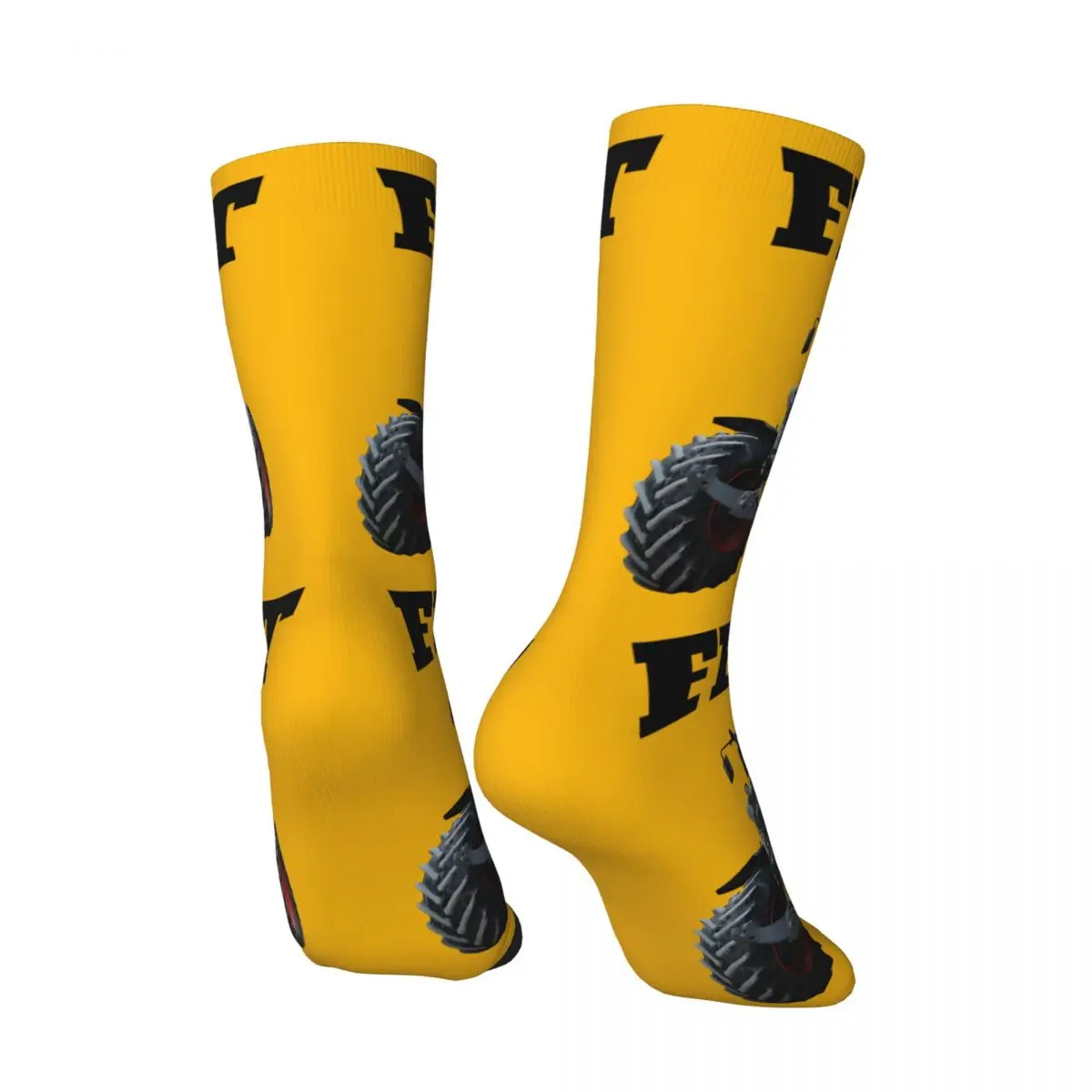 Сумасшедшие компрессионные немецкие Тракторные носки Fendt для мужчин Harajuku