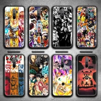 anime one piece naruto dragon ball z phone case for redmi 9a 9 8a note 11 10 9 8 8t pro max k20 k30 k40 pro