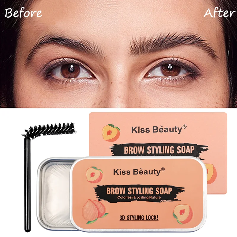 

3D Transparent Eyebrow Styling Gel Wild Brow Fluffy Pomade Setting Soap Wax Waterproof Long Lasting Quick-drying Eyebrows Makeup