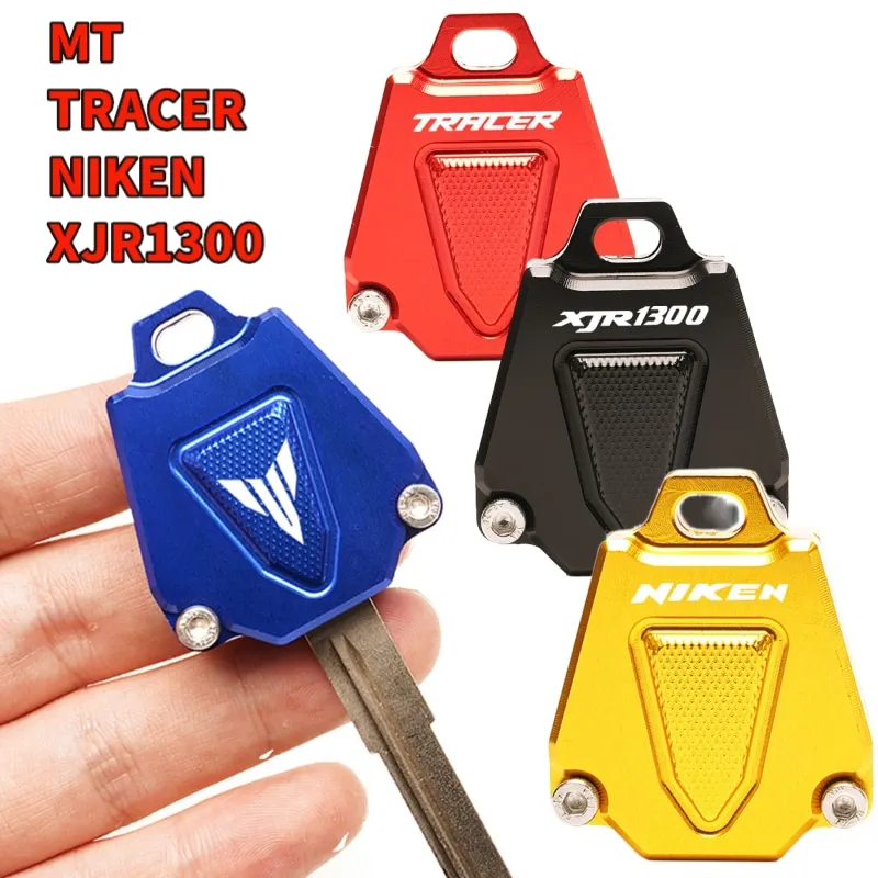 

Motorcycle Key Accessories Decoration Key Cover For YAMAHA XJR1300 XJR 1300 MT07 MT 09 NIKEN Tracer 9gt CNC Aluminum Alloy