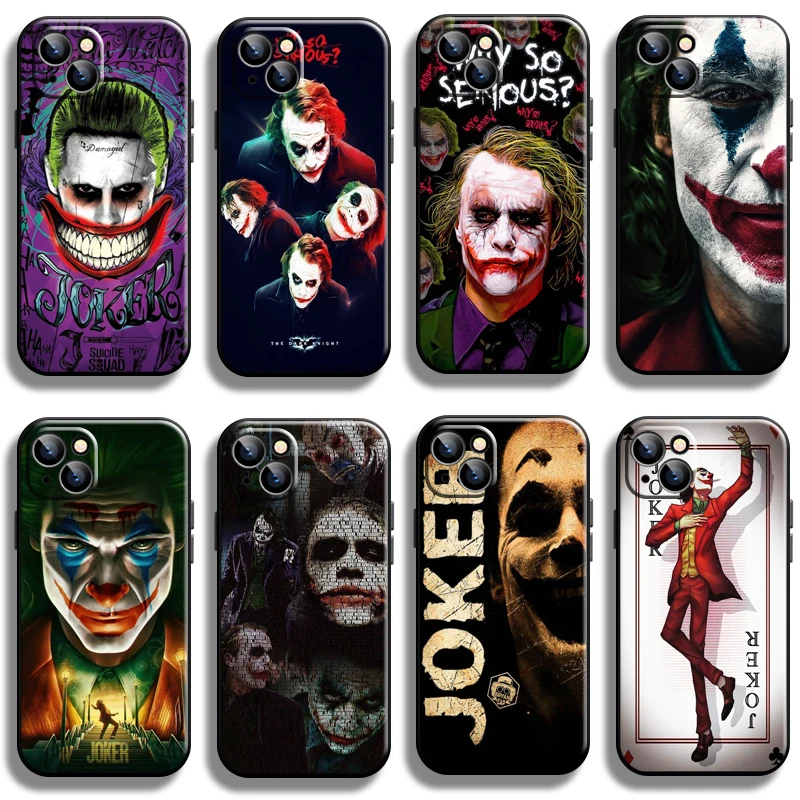 

Funny Joker Clown For Apple iPhone 13 12 11 Pro 13 12 Mini X XR XS Max 5 6 6S 7 8 Plus SE2020 Phone Case Back Carcasa