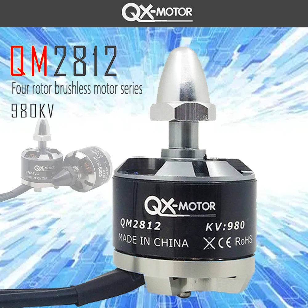 

QX-MOTOR QM2812(2212) 980KV CW CCW Brushless Motor 4Pcs with 30A ESC / 9450 propeller for F330 F450 F550 Multicopter RC Drone