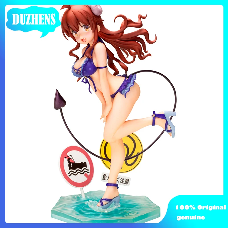 

100% Original:Machikado Mazoku Yuko Yoshida swimsuit 19cm PVC Action Figure Anime Figure Model Toys Figure Collection Doll Gift