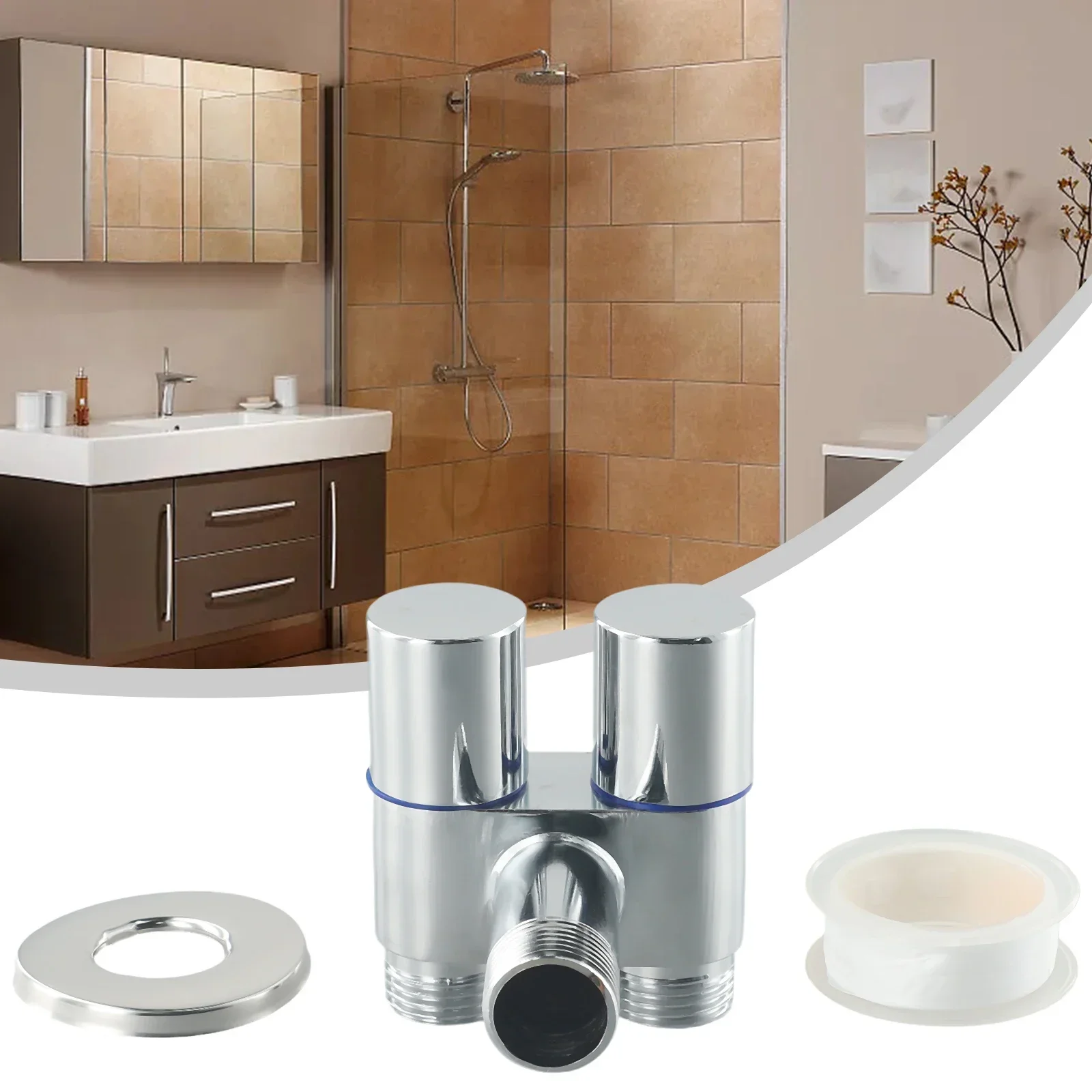 Садовый угловой клапан треугольный G1/2 для стиральной машины 1 в два выхода