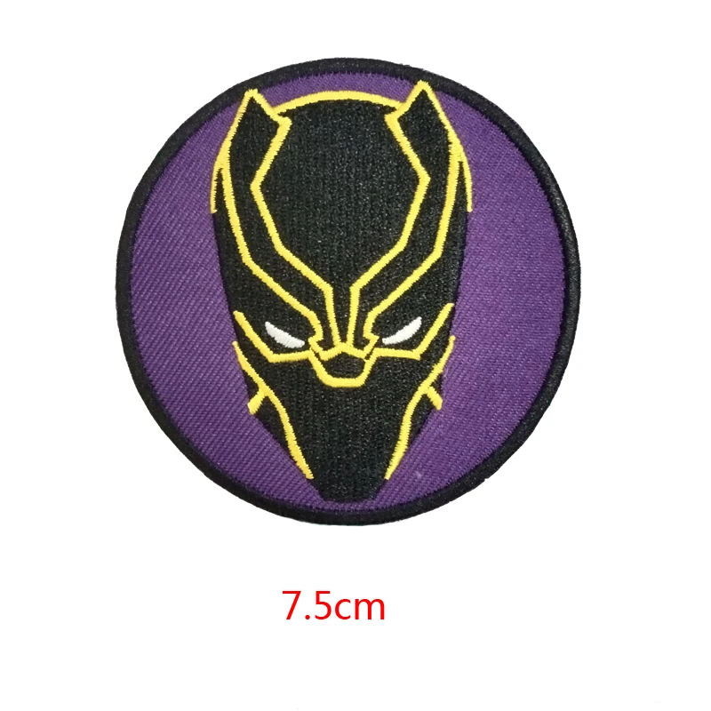 

Black Panther Embroidery Cloth Patch Clothes Decorative Accessories Patch Back Adhesive