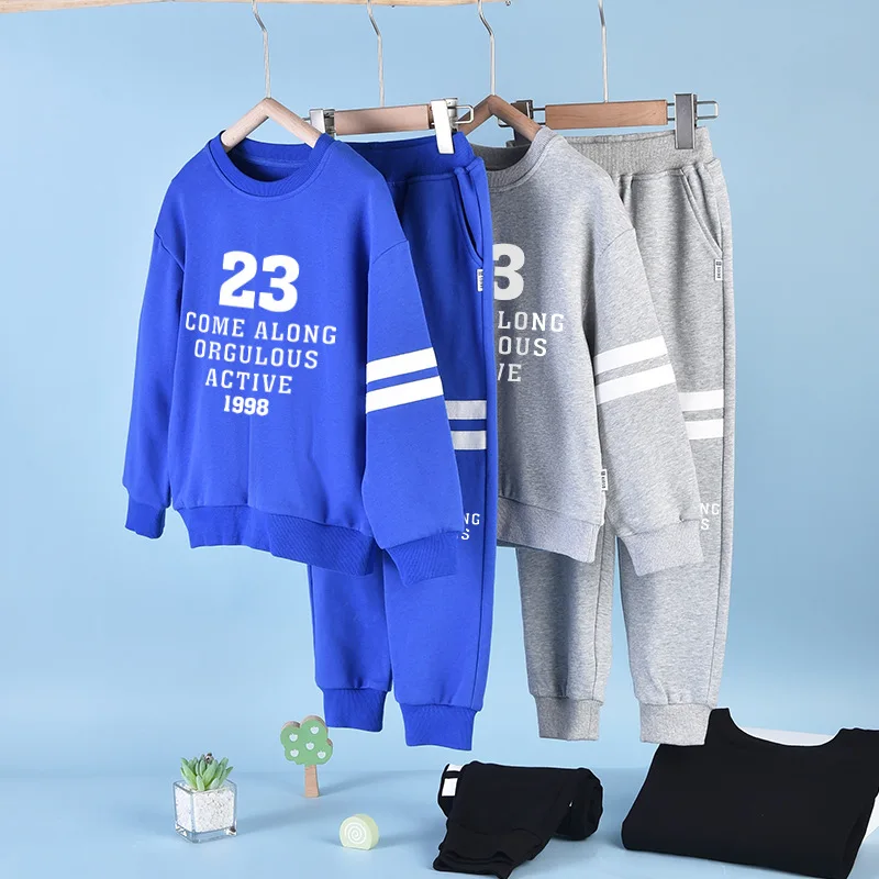 

Children's Clothing Autumn Kids Suit 2 Pieces Sets Long Sleeve Sweatshirts Hoodies Pants Children's Sets sudaderas con capucha