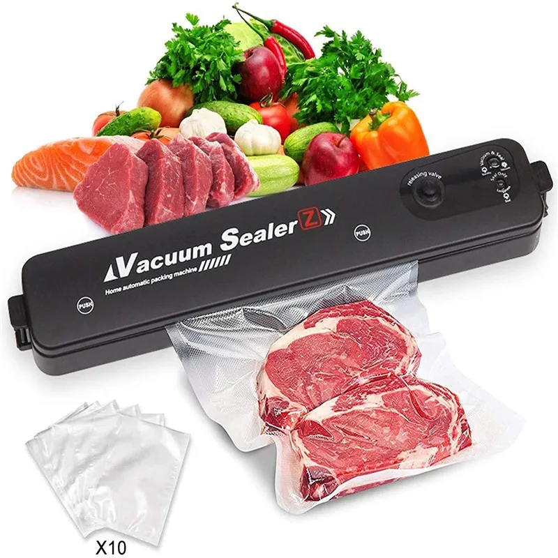 

Food Vacuum Sealer Machine 220V/110V Automatic Commercial Household Storage Film Sealer Packer Packaging Sous Vide Sealing Bags