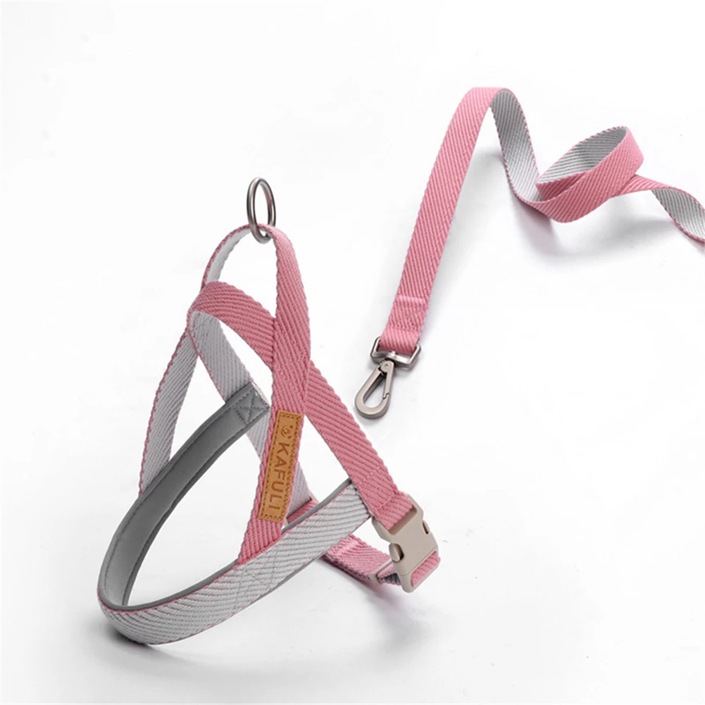 

Комплект шлейки и поводка для маленьких собак, Регулируемая мягкая нейлоновая прогулочная жилетка для чихуахуа, йоркширского терьера, науц...