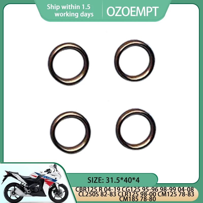 Прокладка для выхлопной трубы OZOEMPT 31,5*40*4 ForCBR125R 04-19 CG125 95-96 98-99 04-08 CL250S 82-83 CLR125 98-00 CM125 78-83 CM185 78-80