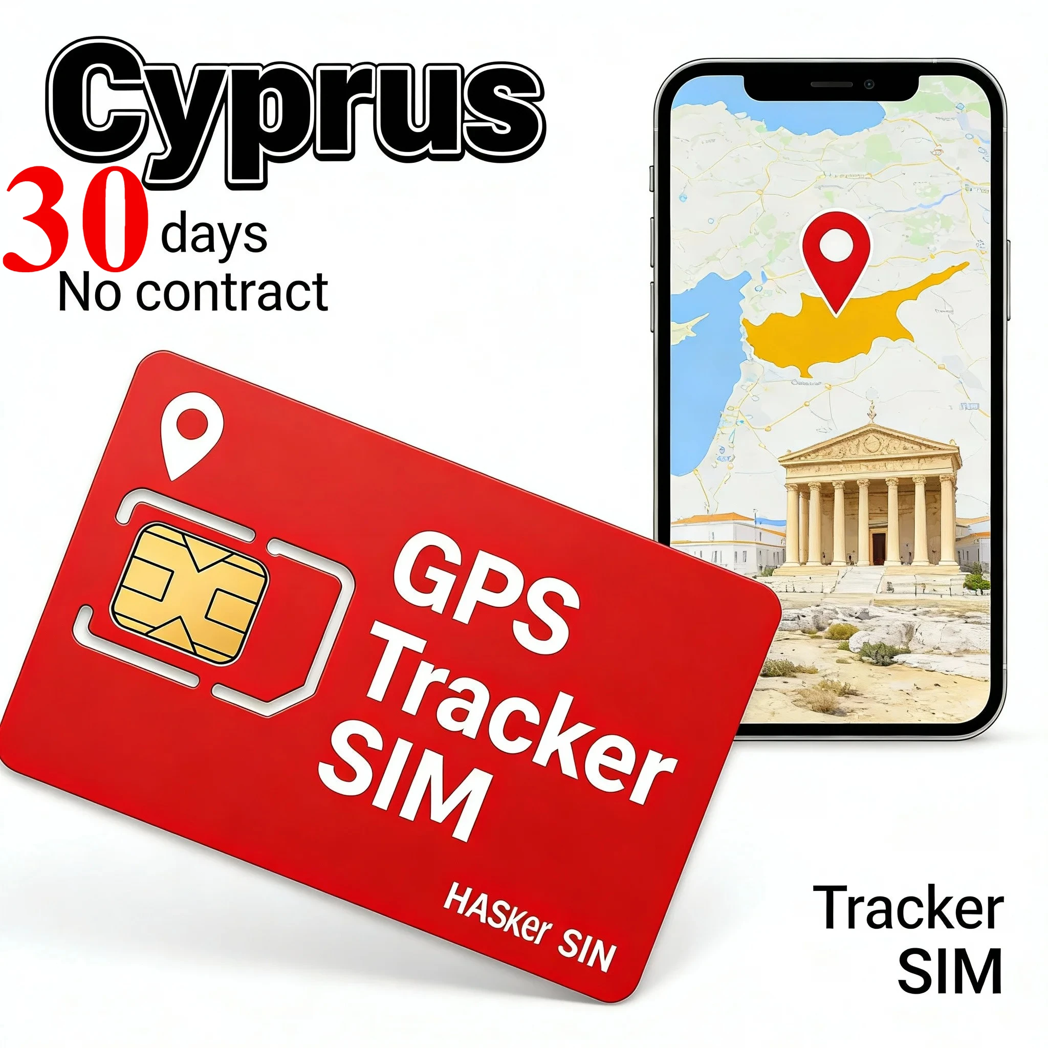 Фото Трекер SIM GPS 4G, без контракта, 30 МБ/30 дней, 2G/3G/4G GSM GPRS Роуминг M2M для S20 MV710, ZOVAGOLO CYPRUS №3