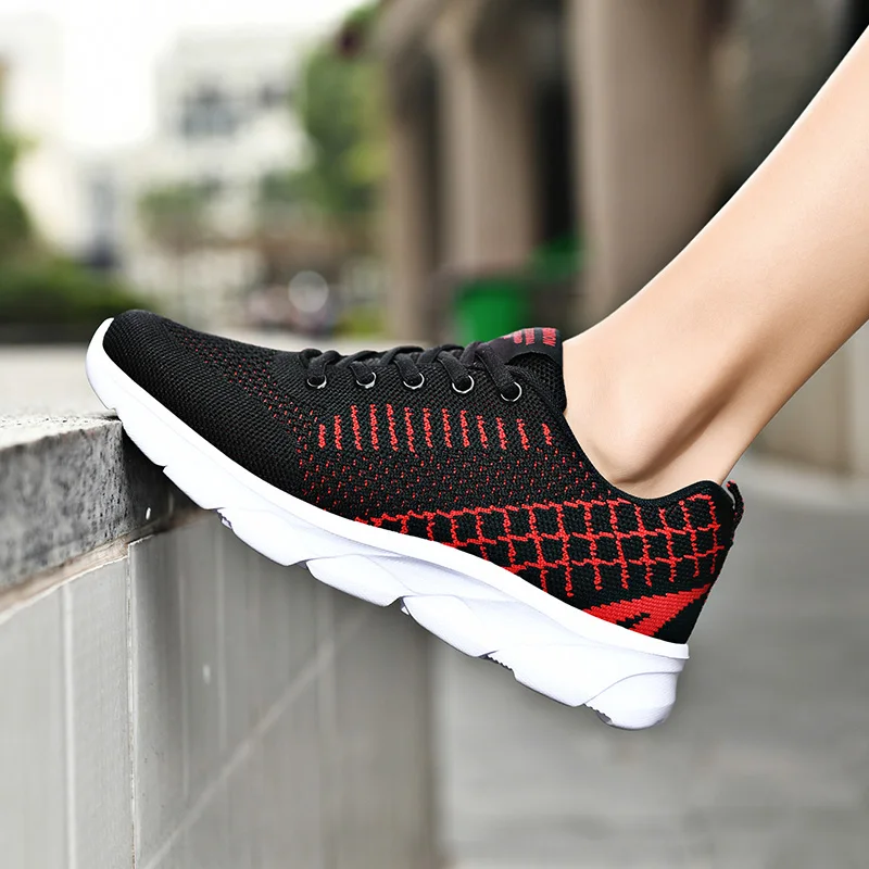 New Casual Trend Women's Vulcanize Shoes 41 Lightweight Mesh Soft Women's Sneakers Outdoor Jogging Comfortable Women's Shoes