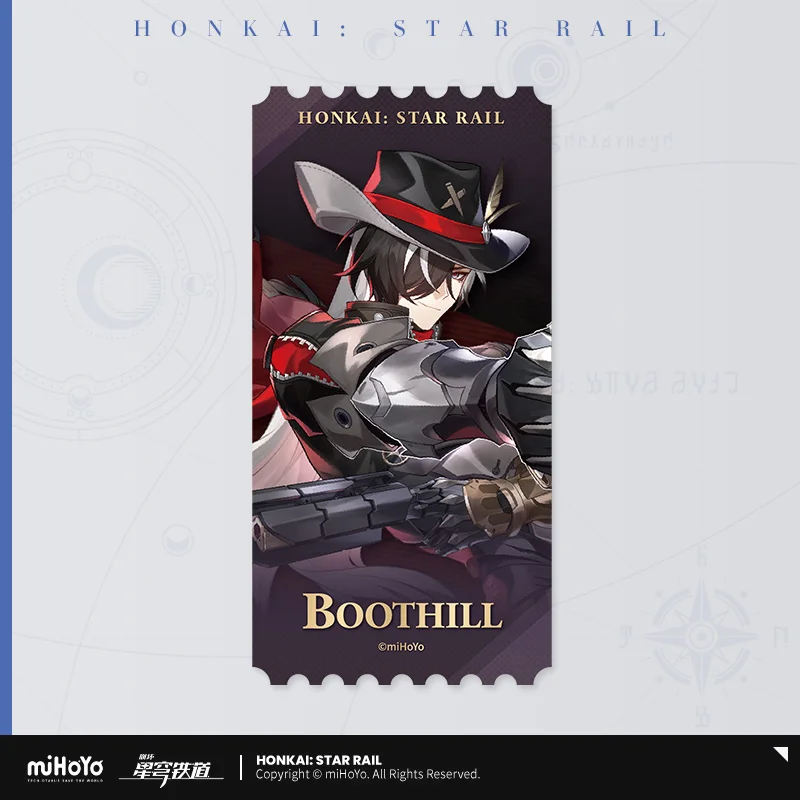 Фото Sunsyea Honkai Star Rail Официальный товар miHoYo Оригинальная аутентичная тематическая серия лазерных карт Robin Black Swan Argenti Ruan Mei №5