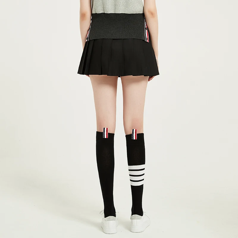 Autumn and winter TB four bars in the tube socks calf socks gray leggings Japanese JK knee socks stockings net red ins tide