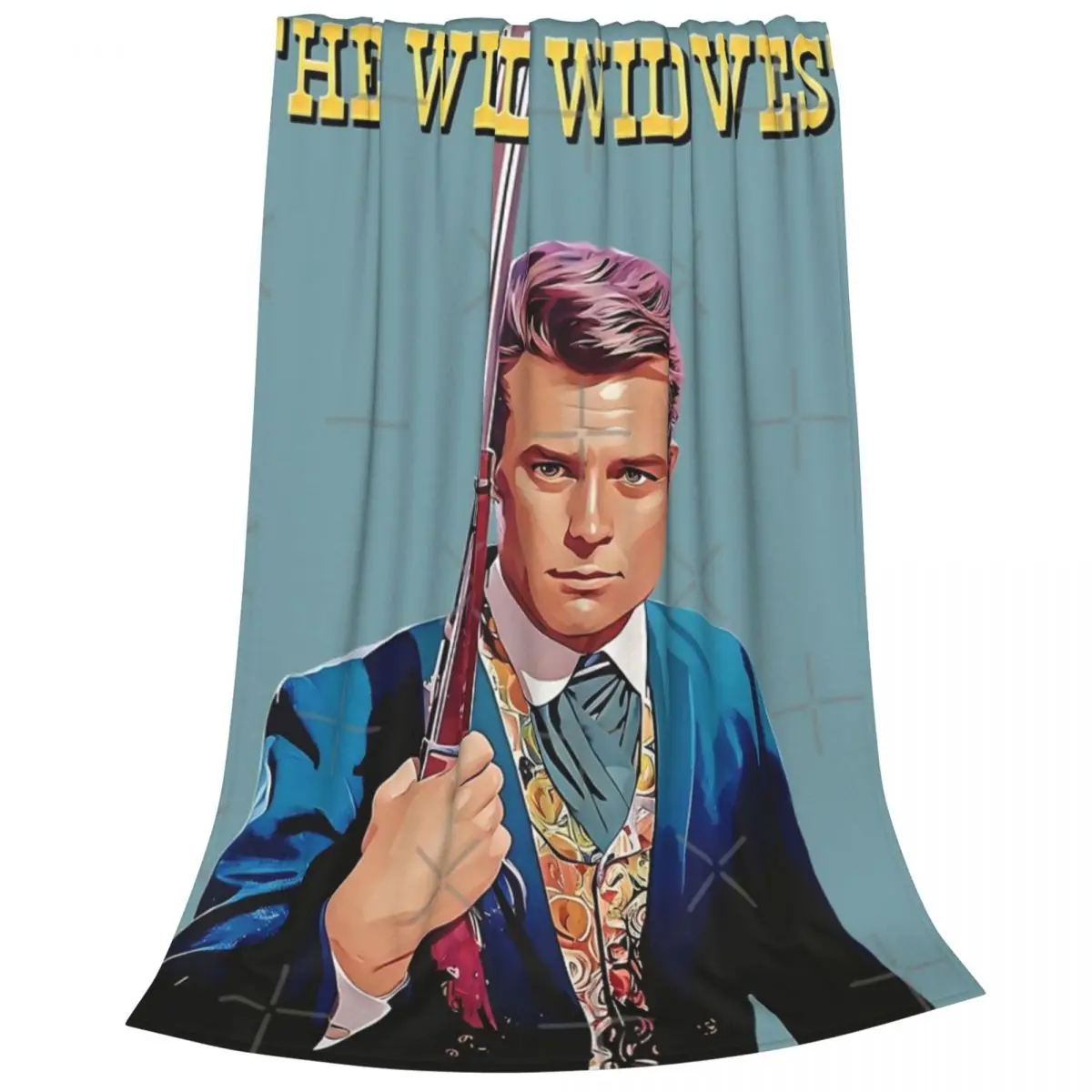 Дикий Запад-одеяло с цифровой печатью покрывало на кровать для путешествий