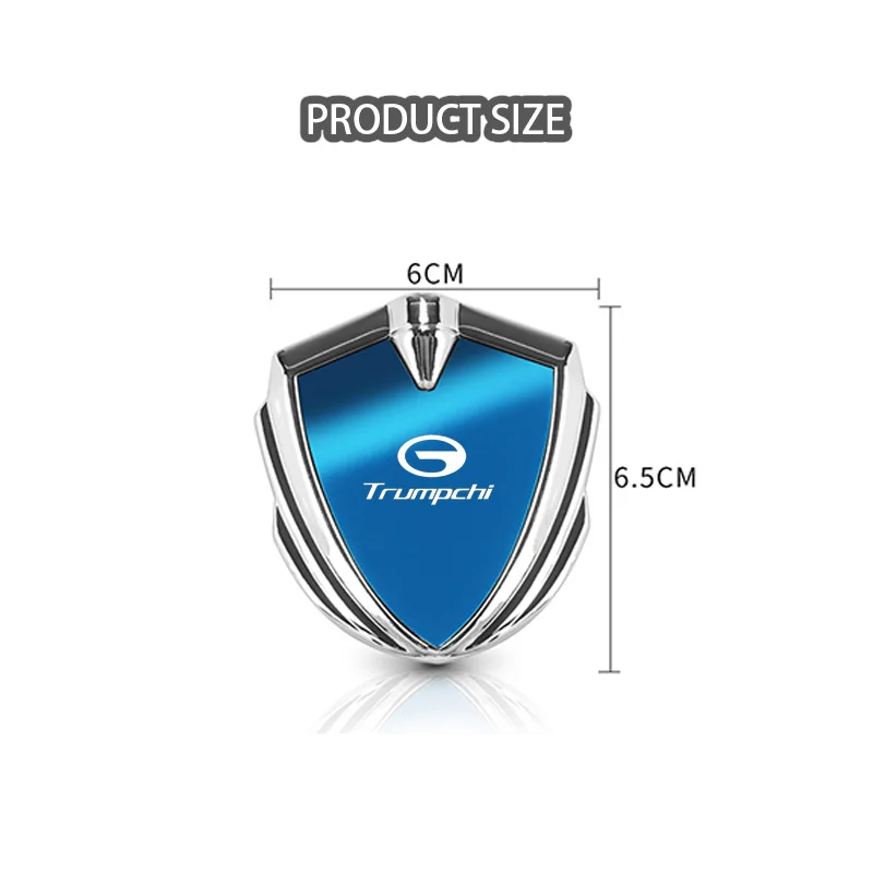 Фото Для GAC Trumpchi GS4 Plus GS8 GS3 GA5 M8 M6 PRO EMPOW55 EMKOO интерьерные аксессуары Кузов автомобиля Металлический щит 3D Эмблема Наклейка Значок №4