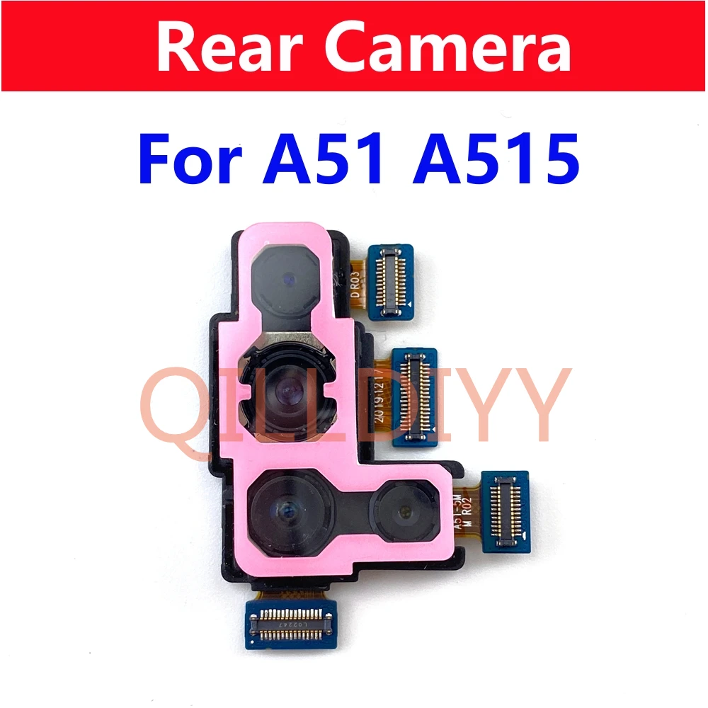 Original Rear View Back Camera For Samsung Galaxy A51 4G A515 A515F Main Camera Module Mobile Phone Accessories Replacement