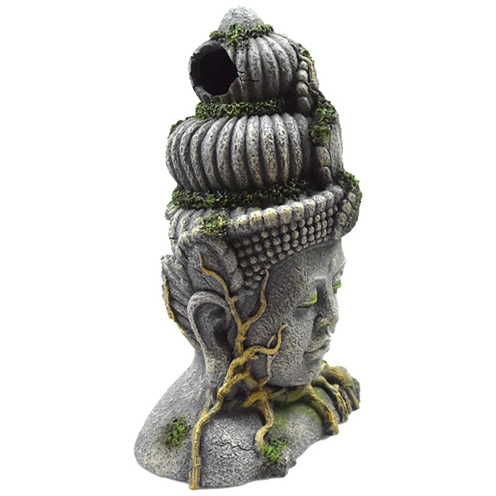 

Statue Decoration Aquarium Fish Tank Hiding Cave Landscape Ornament