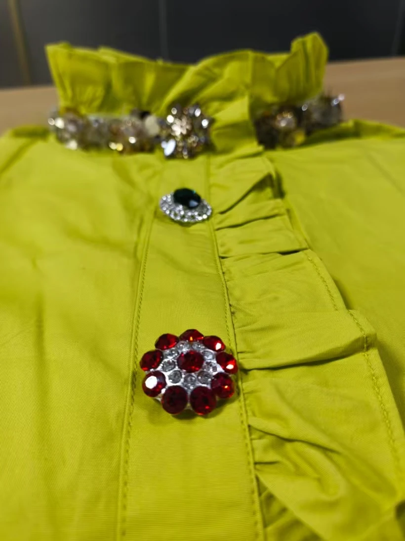 FRWR Золотые хлопковые рубашки для женщин