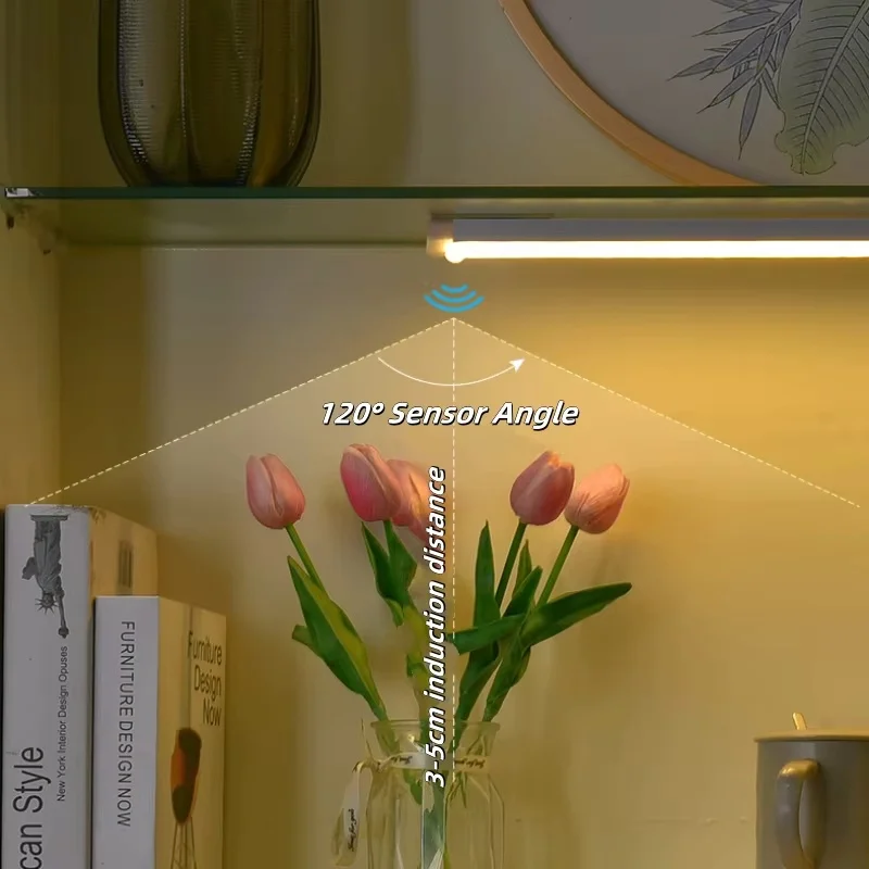 8/6/3/1 шт. светодиодный светильник с датчиком движения беспроводной ночник типа C