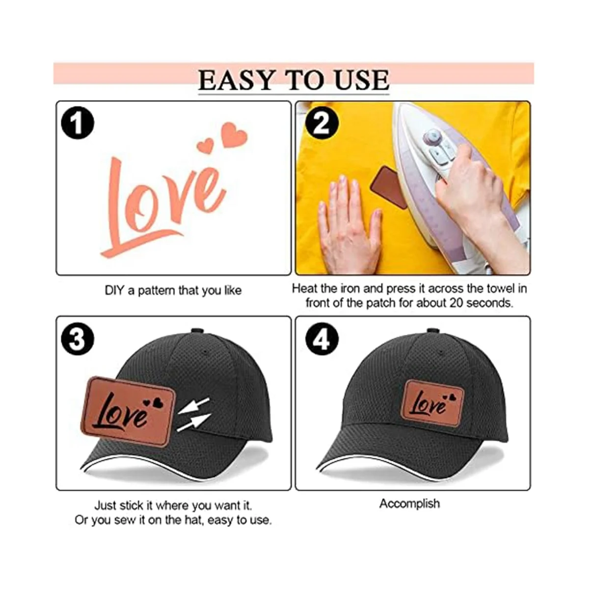 Заготовки для лазерной гравировки 90 шт. заплата шляпы без рисунка износостойкая