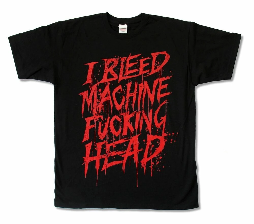 Мужская черная футболка с надписью Machine Head I Bloody to the Death |