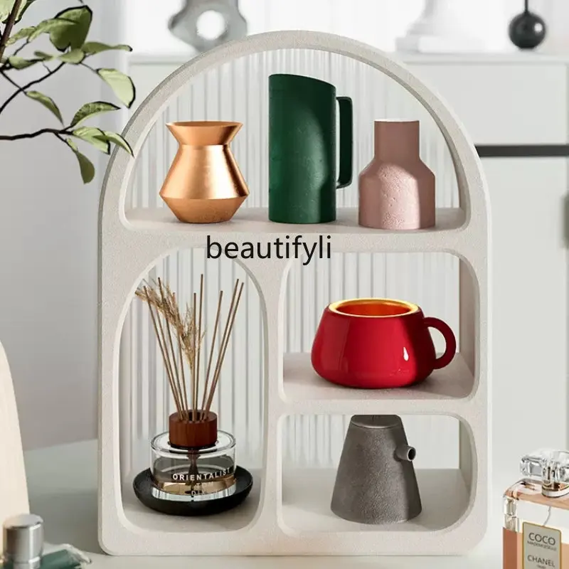 

yj Cup Storage Rack Water Cup Holder Household Coffee Cup Tea Cup Desktop Display Rack