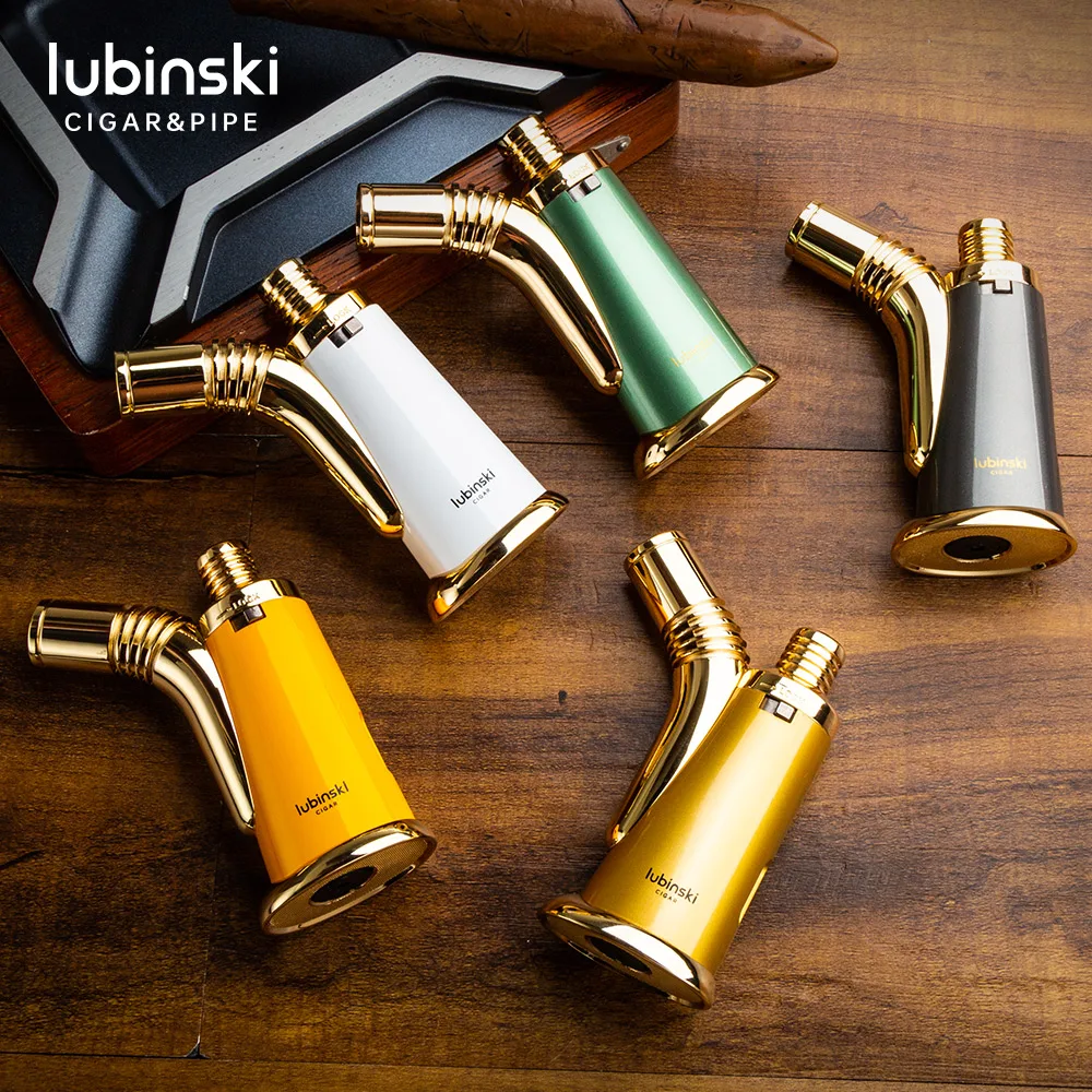 Аксессуары для курительной зажигалки Lubinski, высокотемпературная зажигалка с синим пламенем и двойным прямым ударом (art.: 3920cbc2fa0bb) - 3920cbc2fa0bb