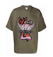 vetements tee skull rose embroidered men women 11 high quality short sleeve vtm logo patch tee