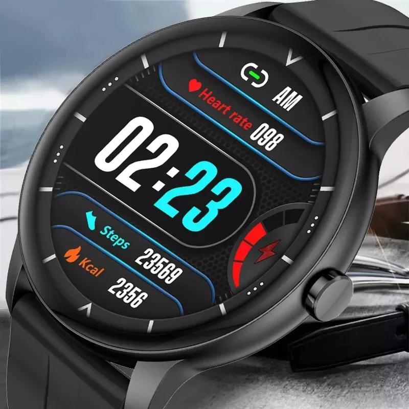 

Новинка 2021, Смарт-часы с Bluetooth для ответа на вызов, мужские часы с сенсорным циферблатом, фитнес-трекер, IP67, Круглые водонепроницаемые Смарт-ч...