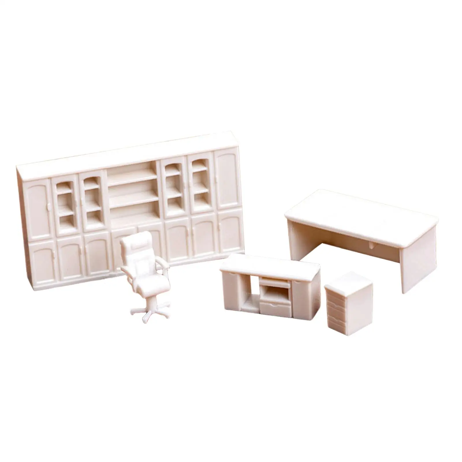 

Miniature 1/50 Furniture Set Resin for Diorama Layout DIY Projects Decor Photo Prop Miniature Scenes Decor DIY Scene Ornament