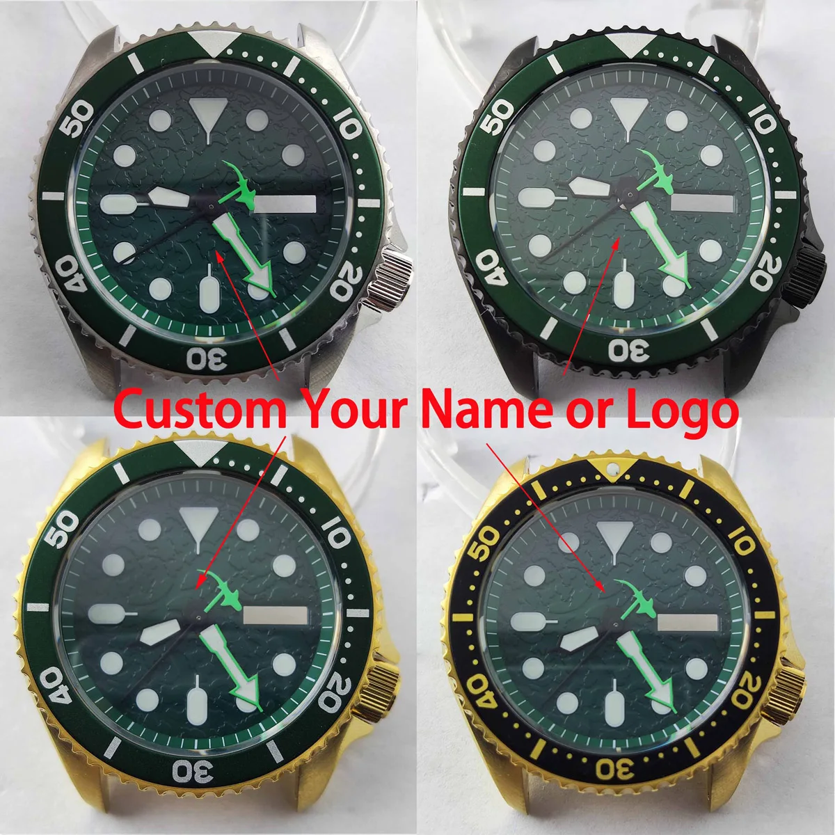 41 5 мм модель nh35 с пользовательским логотипом nh36 NH35 часы ремешком движение nh35/36