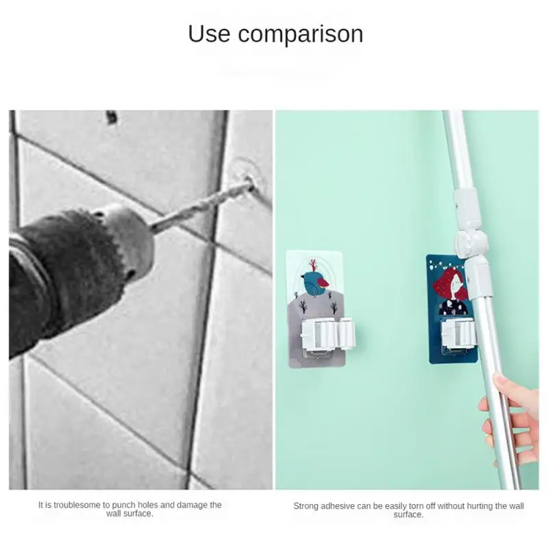 1/2/3 шт. стеллаж для швабры из акрилового пластика