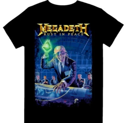 

Megadethes - Rust In Peace 30th Anniversary Licensed T-Shirt