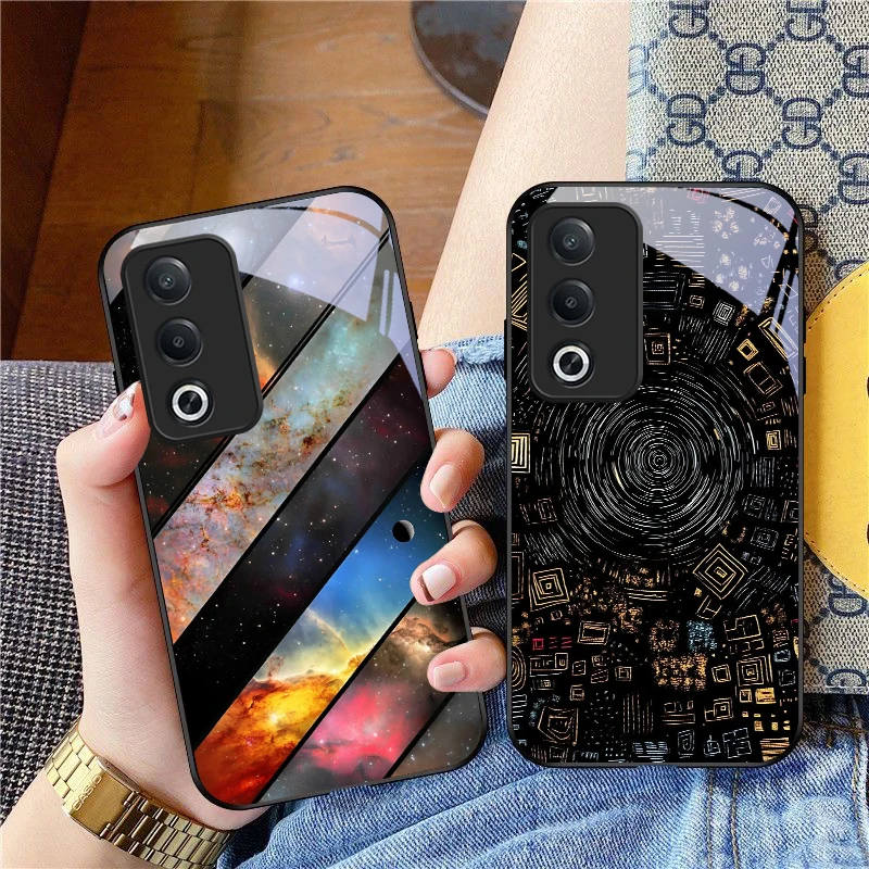 Ночная дорога для Oppo A60 40 79 74 80 5G 17 78 54S 98 72 96 73 58 38 AX7 12 Reno 5 Lite 4Z Nord N200 Черный