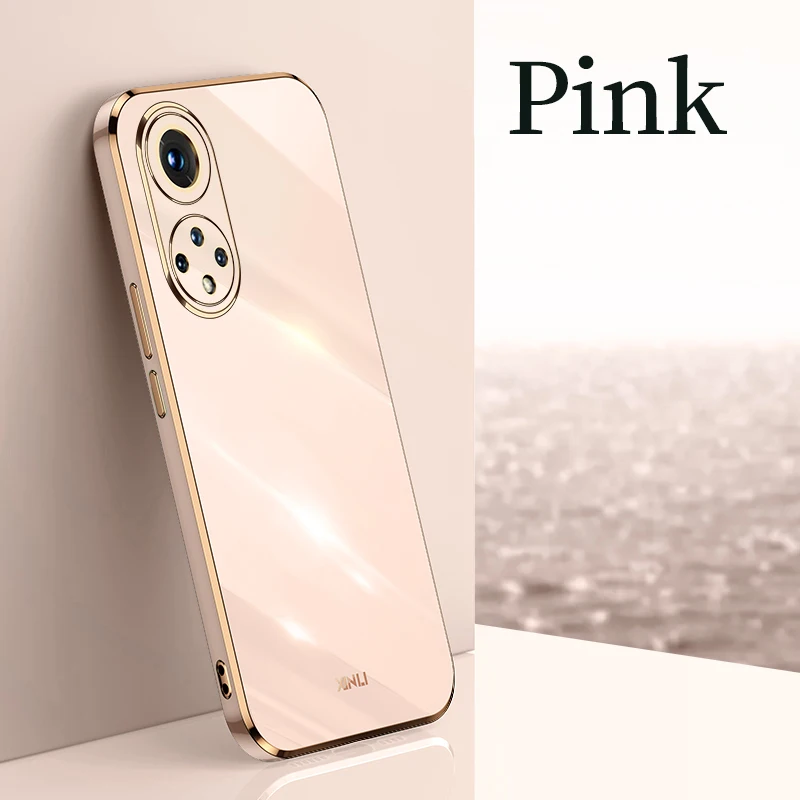 Роскошный позолоченный Мягкий чехол из ТПУ для Huawei P50 P40 P30 Honor 60 50 X30i X20 SE 30 20 Lite Pro Plus